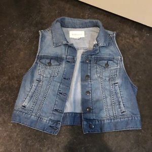 BCBG denim vest